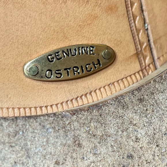 Belvedere Florence Ostrich Leather Black Loafer 10M - Picture 8 of 8